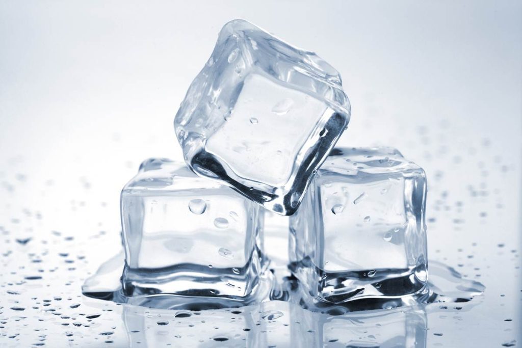 image of ice blocks